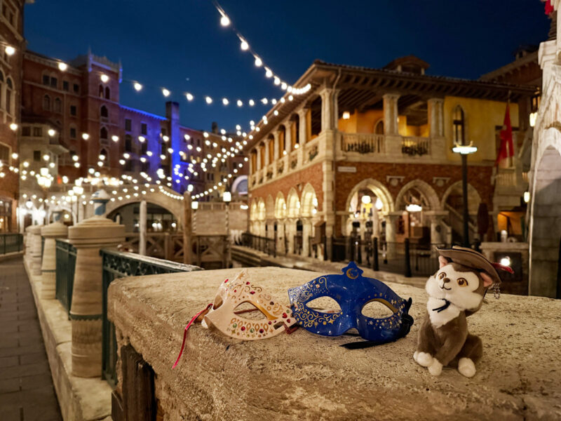 夜のパラッツォ・カナル