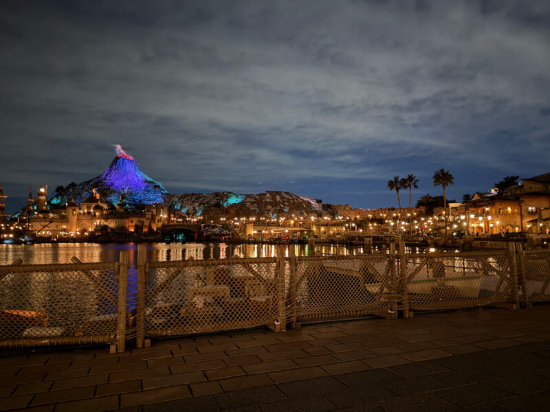 夜のディズニーシー